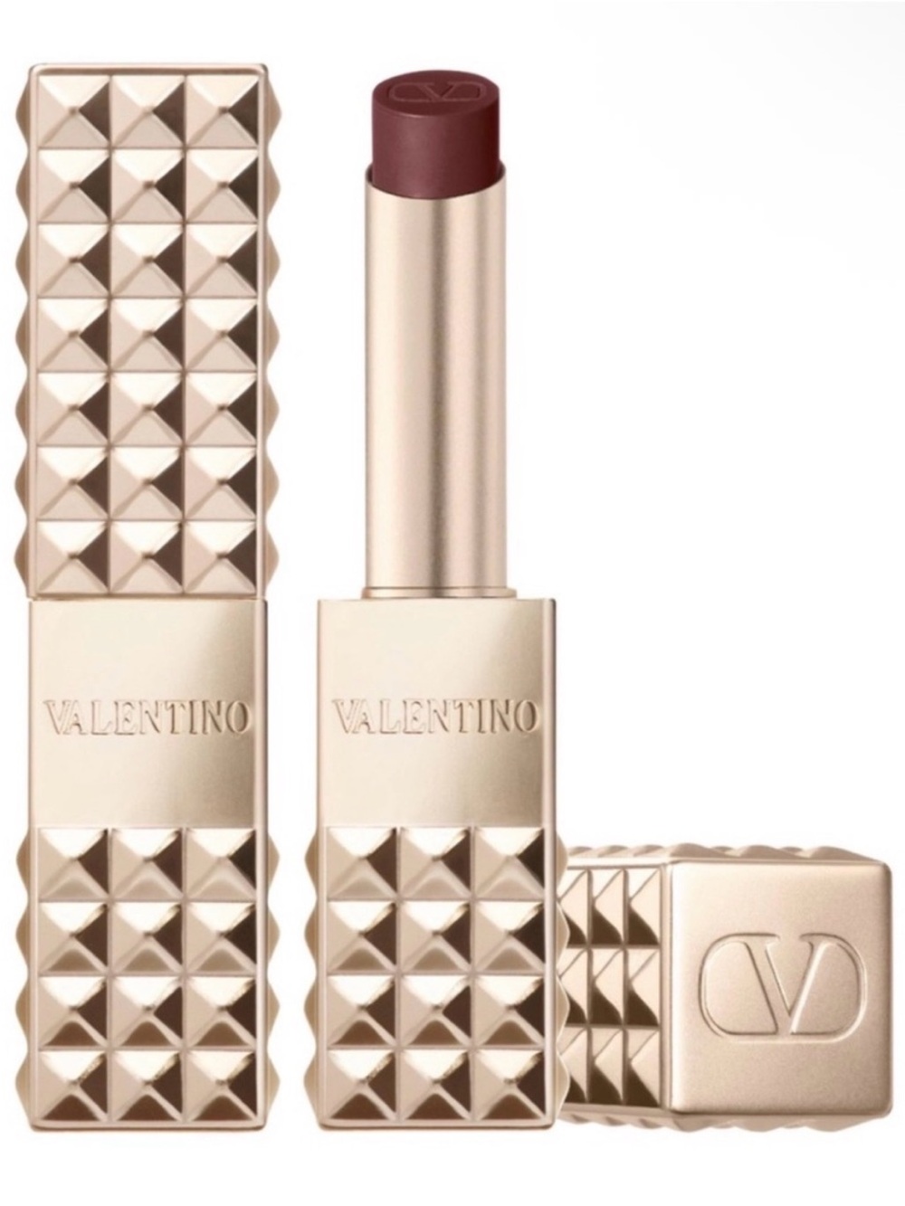 NIB Valentino spike Matte Lipstick- 196A - dramatic brown
